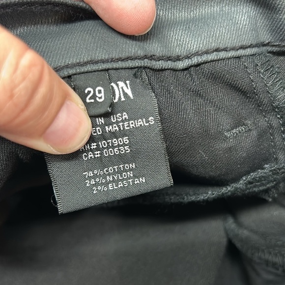 Hudson Spark Super Skinny Jeans Women's 29 Front Zippers w4056dcm Mid Rise‎ - Picture 9 of 10